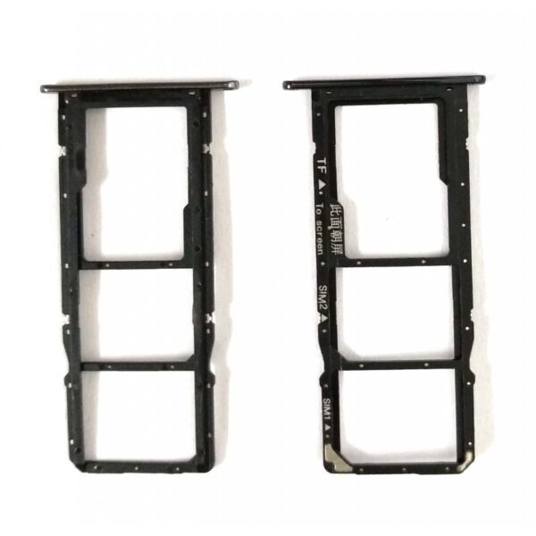 Bandeja SIM + SIM + SD para Huawei Y6 2018 negro