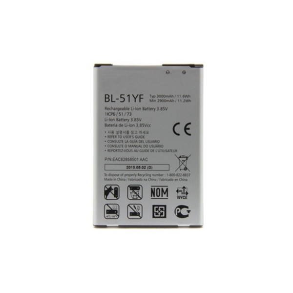 Batería BL-51YF Para LG G4 / H815 / G4 STYLUS / H635 / LG RAY / X190 De 2900mAh