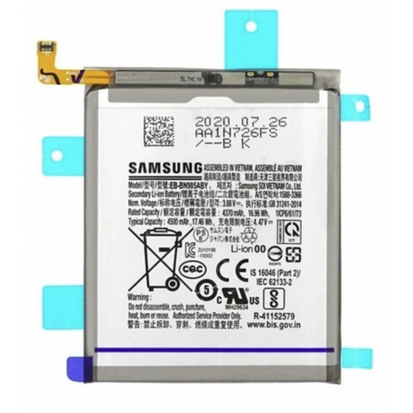 Bateria EB-BN980ABY Original  Para Samsung Galaxy Note 20 / N980F De 4300mAh( desmontaje grado A)