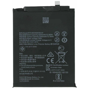 N287 Bateria HB35UE6687ECW para Huawei Mate 10 Lite /P Smart Plus/Huawei Nova 2 Plus / Honor 7X / P30 Lite