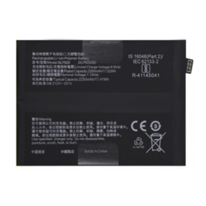 Bateria litio BLP829 De 2250mAh Para OnePlus 9/1+9 (LE2110 LE2111 LE2115 LE2117) (Original De Desmontaje)