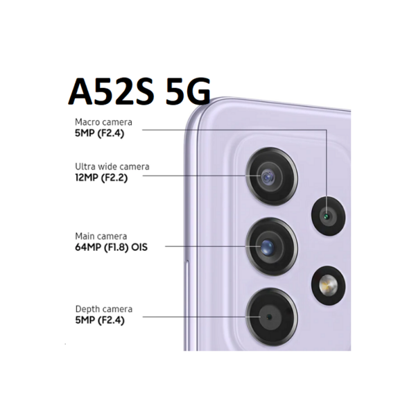 Camara Trasera Gran Angular Para Samsung Galaxy A52S 5G / A528 - Imagen 2