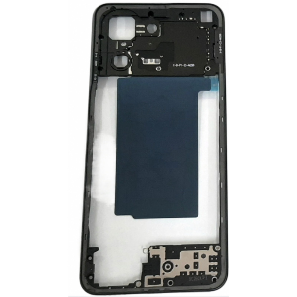Carcasa trasera con marco y antena nfc para Oppo Reno 8 5G *plata*