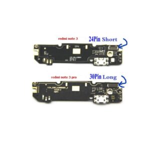 Placa Auxiliar con Conector de Carga y Microfono Para Redmi Note 3 de 24pin