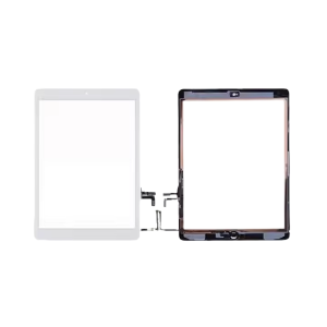 Tactil Para Ipad 5 / Ipad Air /A1474 /A1475 /A1476 /A1822 /A1823 Blanca con huella dactilar
