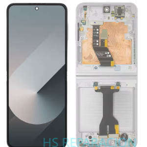 Pantalla Completa Original Servicepack Para Samsung Galaxy Z Flip 6 5G (Sm-F741B) Con Marco PLATA