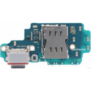 Flex De Placa De Carga Tipo C Y Lector De Tarjeta SIM Para Samsung Galaxy S24 ULTRA (S928) ORIGINAL