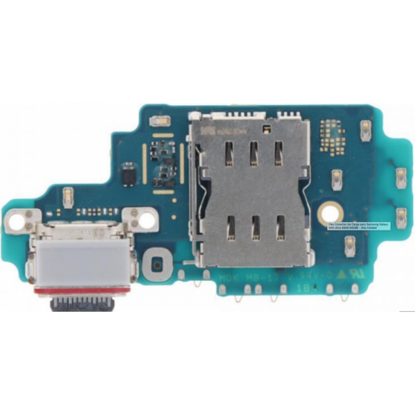 Flex De Placa De Carga Tipo C Y Lector De Tarjeta SIM Para Samsung Galaxy S24 ULTRA (S928) ORIGINAL