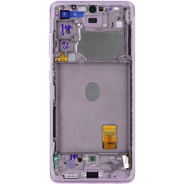 Pantalla Completa ORIGINAL Con Marco Para Samsung Galaxy S20 FE 5G/G781 / S20 FE 4G/G780(VIOLETA) - Imagen 2