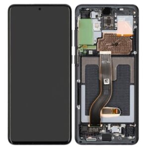 Pantalla Completa Original Con Marco Para Samsung Galaxy S20 Plus 4G/5G G985/G986(negro)