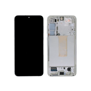 Pantalla completa original con marco para Samsung Galaxy S23 S911 (PLATA)