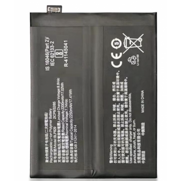 Batería Interna Oneplus 9 Pro /1+9 pro 2250 mAh BLP827
