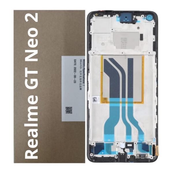 Pantalla Completa Amoled Y Táctil Con Marco Original Para Realme GT NEO 2 RMX3370 / Realme GT2 MX3310