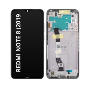 Pantalla Completa Tactil Y LCD Con Marco Para Xiaomi Redmi Note 8 Calidad PREMIUM (Blanco)