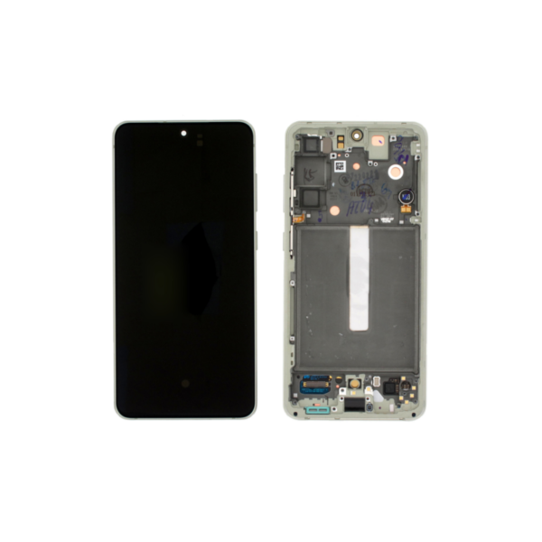 Pantalla Completa LCD Y Táctil Original Con Marco para Samsung Galaxy S21 FE 5G G990B(VERDE)