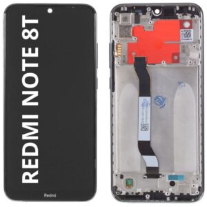 Pantalla Completa Tactil Y LCD Con Marco para Xiaomi Redmi Note 8T (NEGRO)