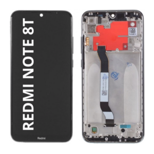 Pantalla Completa Tactil Y LCD Con Marco Para Xiaomi Redmi Note 8T (Plata) Calidad Premium
