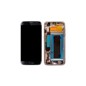 Pantalla Completa Reparada LCD Y Táctil Con Marco Para Samsung Galaxy S7 Edge G935f Negro