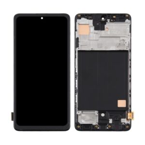 Pantalla Completa Con Marco compatible Para Samsung Galaxy A51 / A515 Amoled(Funciona Huella) alta calidad