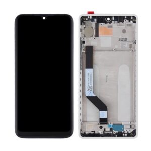 Pantalla Original Completa lcd Y Táctil Con Marco Para Xiaomi Redmi Note 7/7 pro  (PLATA)