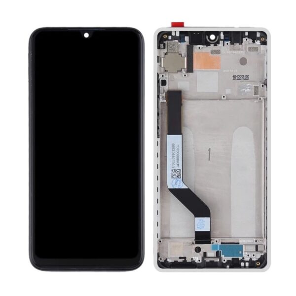 Pantalla Original Completa lcd Y Táctil Con Marco Para Xiaomi Redmi Note 7/7 pro  (PLATA)