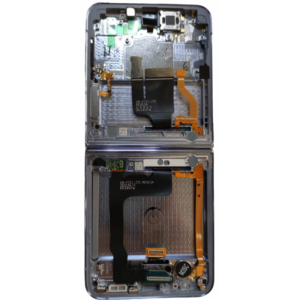 Pantalla Completa Amoled Y Táctil Con Marco (Flexible) Para Samsung Galaxy Z Flip 4 5G / F721B (AZUL) Original