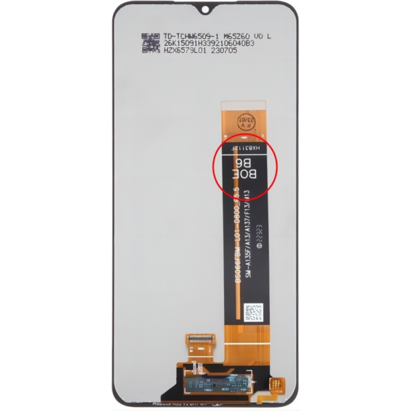 Pantalla Completa Reparada Sin Marco Para Samsung Galaxy M13 4G (M135F) / A235 ,A23 4G (BOE)