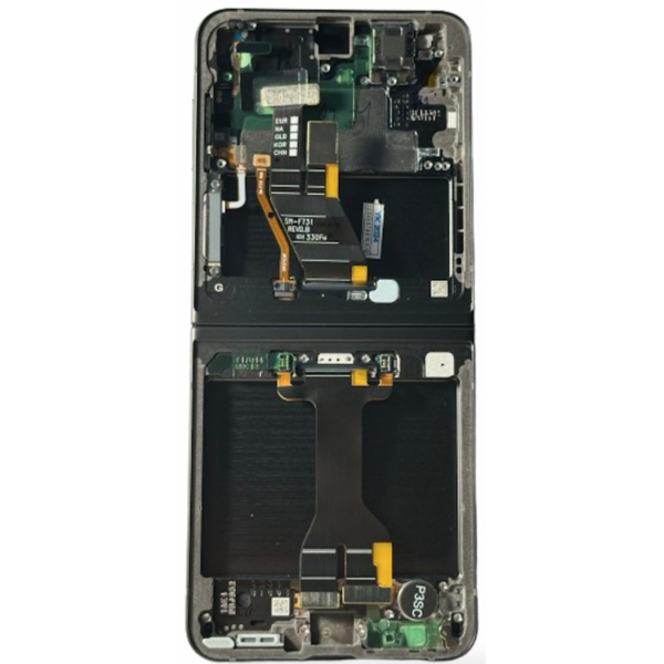 Pantalla Completa Amoled Y Táctil Con Marco (Flexible) Para Samsung Galaxy Z Flip 5 5G , SM-F731 - AZUL Original