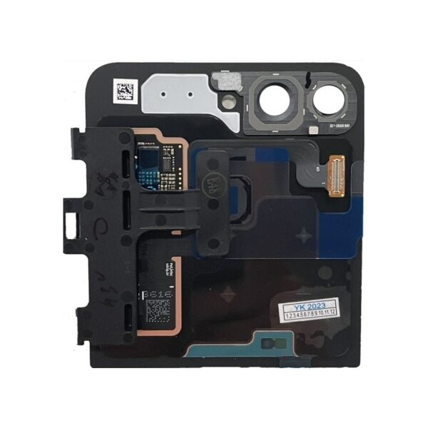 Tapa Con Mini pantalla Original Para SAMSUNG GALAXY Z FLIP 5 5G / F731 - (NEGRA)