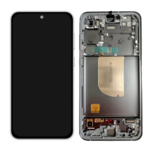 Pantalla Completa Original LCD Y Táctil Con Marco Para Samsung Galaxy Samsung S23 FE SM-S711- BLANCO