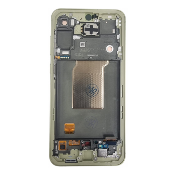 Pantalla Completa LCD Y Táctil ORIGINAL Con Marco Para Samsung Galaxy A55 5G SM-A556 - AMARILLO