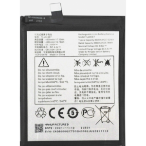 bateria litio TLP043E7 / TLP043E1 para TCL 10 5G , T790H / TCL 20R 5G , T767H   De 4500mAh SIN LOGO