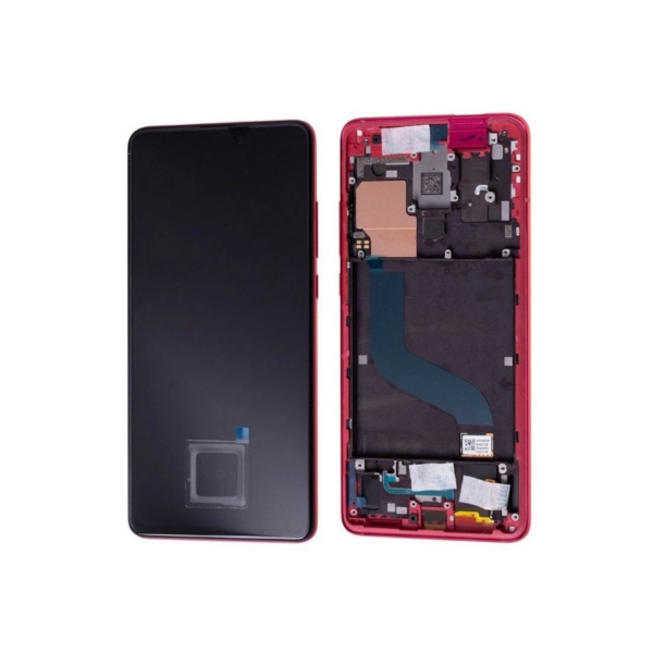 Pantalla Completa Original CON MARCO Para Xiaomi Mi 9T / Mi9T Pro / K20 / K20 Pro(ROJO)