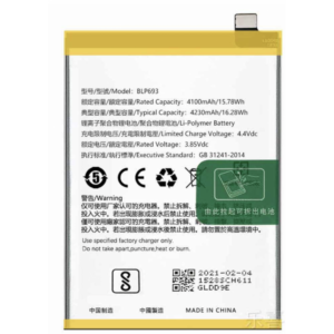 Batería BLP693 para Oppo Realme 3, realme 3i, (RMX1825, RMX1821, RMX1827) de 4230mAh