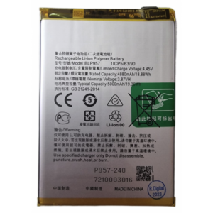 Bateria BLP957 Realme 10 4G RMX3630 5000mAh/19.35Wh