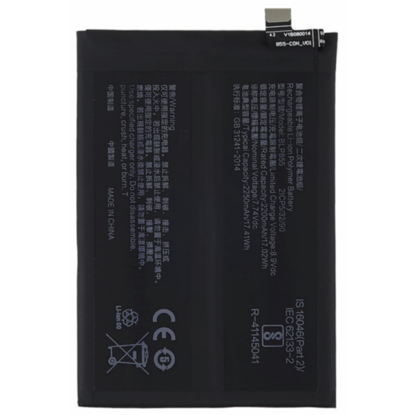 bateria litio BLP855 / BLP903 para Oppo Reno 7 5G (CPH2371) 4500mAh / 7.74V / 17.41WH