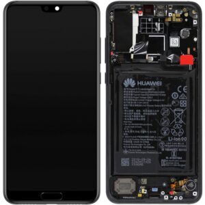 N127 Pantalla Completa amoled Con Marco y Bateria Para Huawei P20 Pro / P20PRO / CLT-L09 / CLT-L29 negro