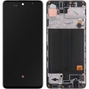 Pantalla Completa Original Con Marco Para Samsung Galaxy A51 / A515 (NEGRO)