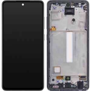 Pantalla Completa Original Con Marco Para Samsung Galaxy A52 4G A525F/A52 5G A526B/A52S(negro)