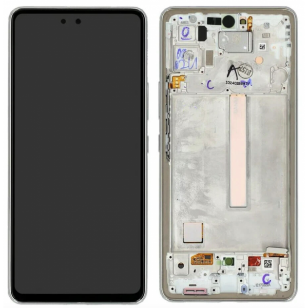 Pantalla completa con marco para Samsung Galaxy A53 5G A536 original (oro)