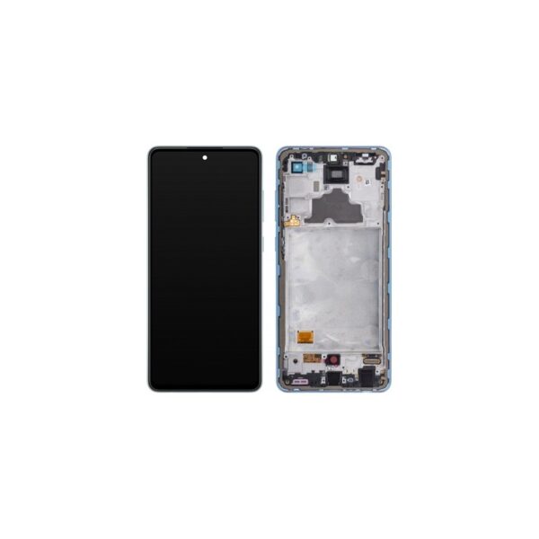 Pantalla Completa Original Con Marco Samsung Galaxy A72 / A725/ A726(A72 4G/5G 2021) (AZUL)