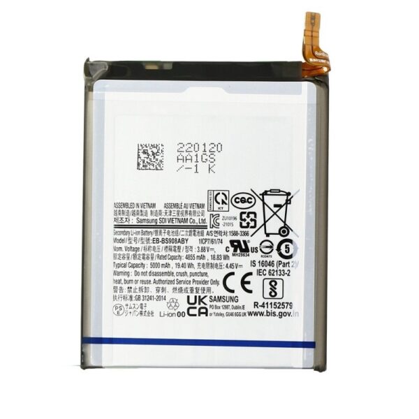 Bateria EB-BS908ABY Para Samsung Galaxy S22 Ultra / S908 De 5000mAh SIN LOGO