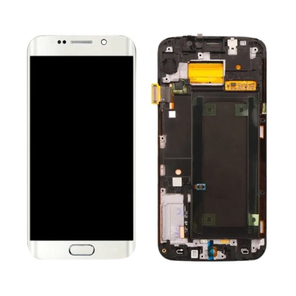 samsung g925f s6 edge pantalla completa original color (BLANCO)