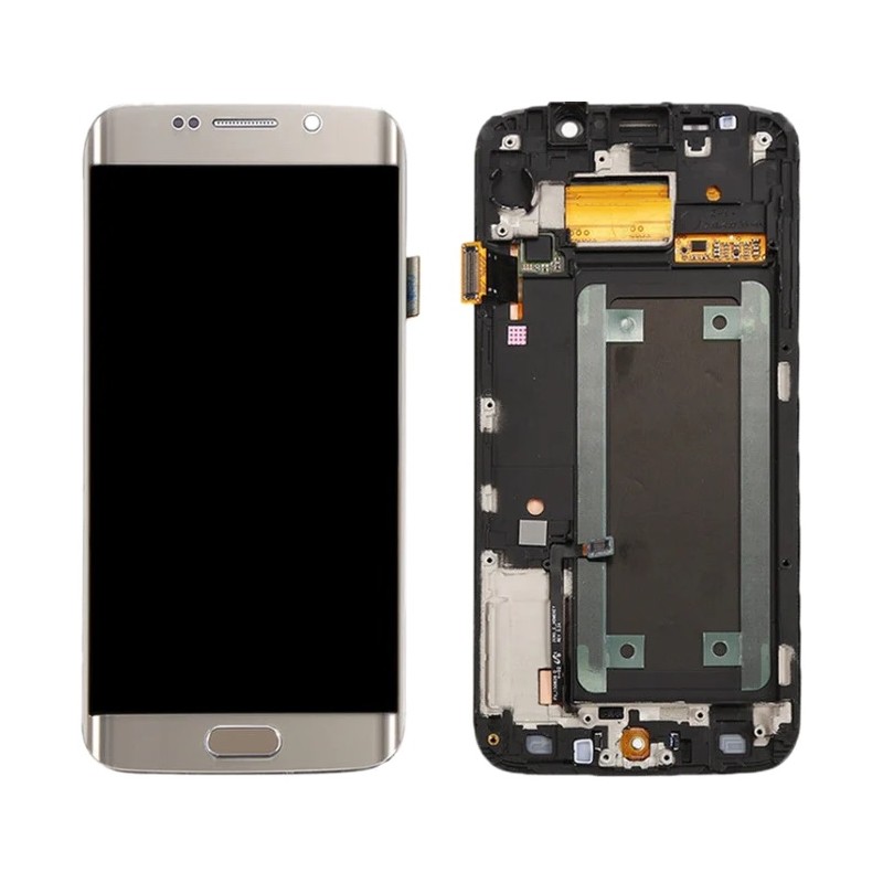 samsung g925f s6 edge pantalla completa REPARADA  color (ORO)
