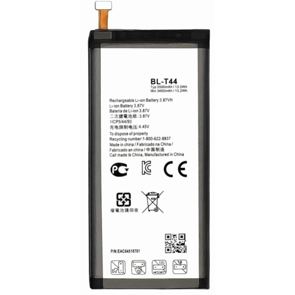 Bateria BL-T44 para LG Q60 / X525EAW / K40S / LG K50 / X520EMW de 3400mAh