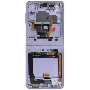 Pantalla Completa Amoled Y Táctil Con Marco (Flexible) Para Samsung Galaxy Z Flip 3 5G / F711B -VIOLETA Original