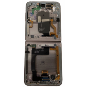 Pantalla Completa Amoled Y Táctil Con Marco (Flexible) Para Samsung Galaxy Z Flip 4 5G / F721B (ORO) Original