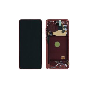 Pantalla Completa Con Marco Original Para SAMSUNG GALAXY NOTE 10 LITE / N770F*ROJO*