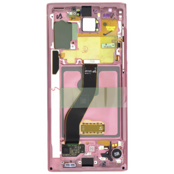 Pantalla Completa Con Marco Original Para SAMSUNG GALAXY NOTE 10 / N970F(ROSA)