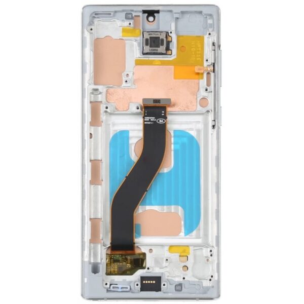 Pantalla Completa Con Marco Original Para SAMSUNG GALAXY NOTE 10 / N970F(BLANCO)